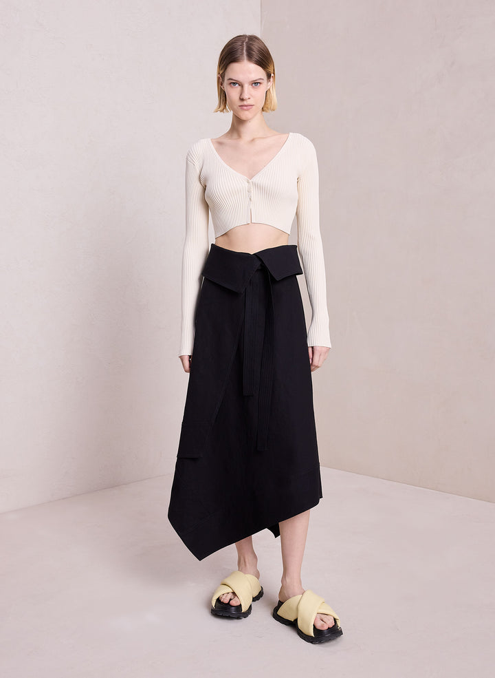 Mackenzie Linen Midi Skirt