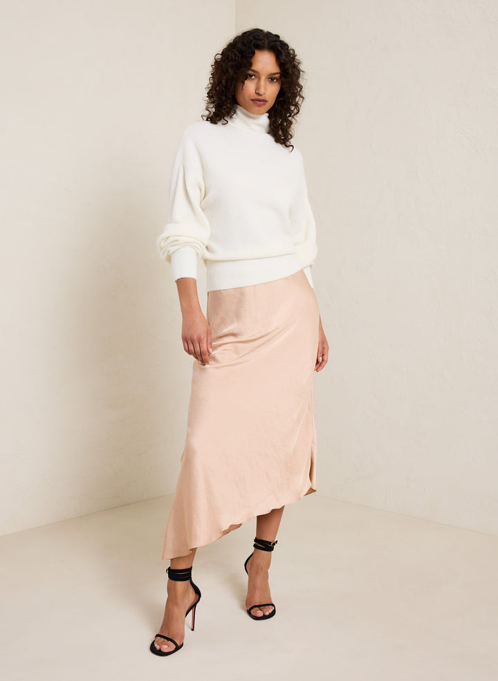 Darcy Satin Midi Skirt