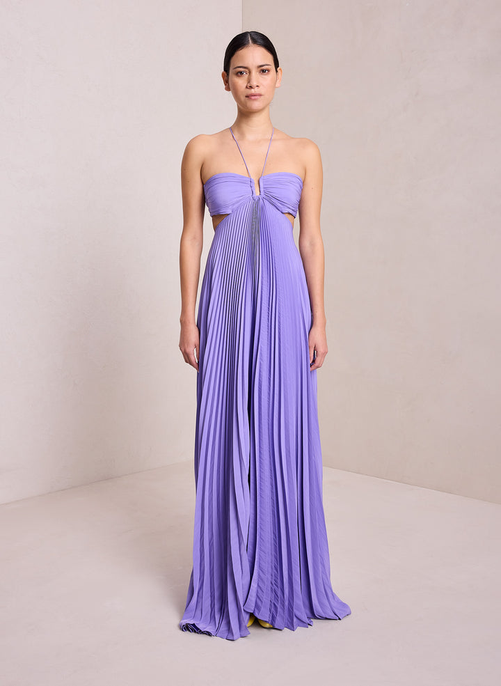 Moira Pleated Maxi Dress