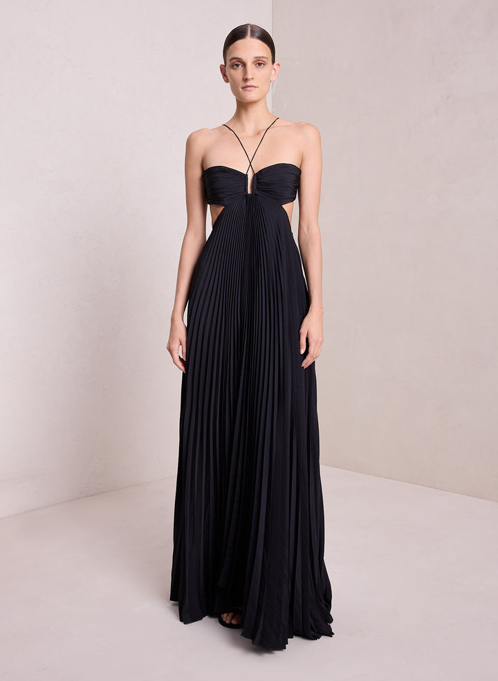 Moira Pleated Maxi Dress