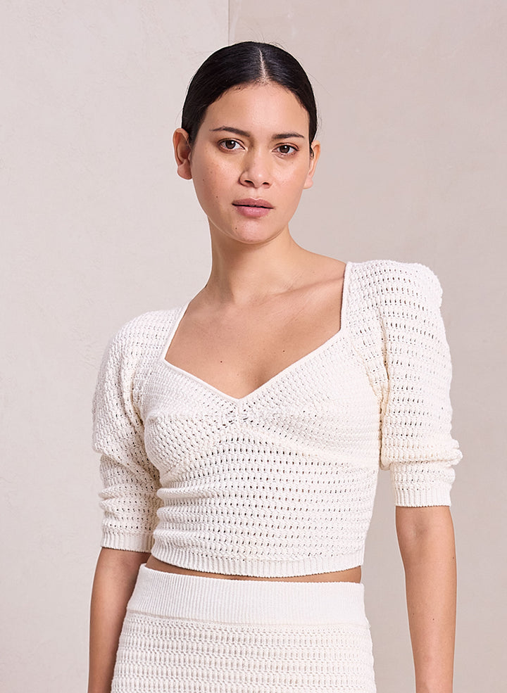 Gigi Cotton Knit Top