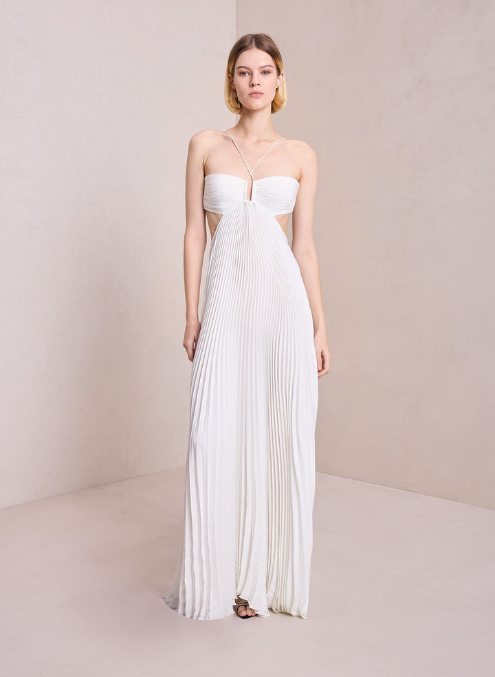 Moira Pleated Maxi Dress